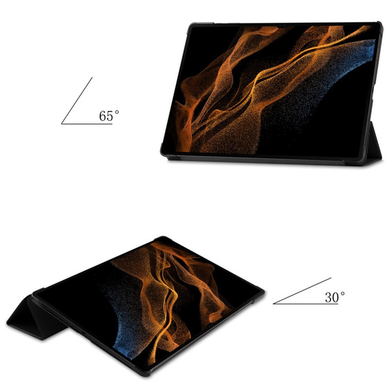 Husă pentru Samsung Galaxy Tab S9 Ultra, Smartcase, negru