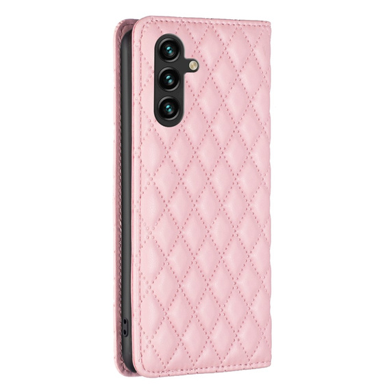 Cu clapetă pentru Samsung Galaxy A35 5G, Wallet, BINFEN COLOR, roz