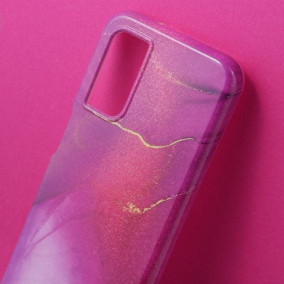 Huse pentru Samsung Galaxy A14 4G/5G, Suritch Full Body Marble, violet