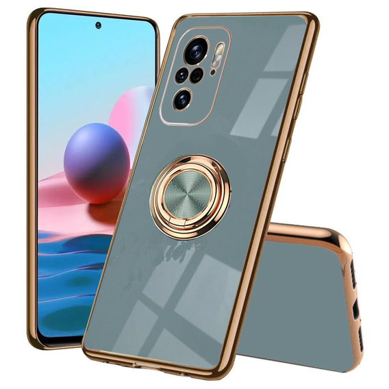 Huse pentru Xiaomi Redmi Note 10 / 10S, Electro Ring, gri