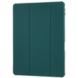 Husă pentru iPad 10.2 2021 / 2020 / 2019, Smartcase Hybrid, cu spațiu pentru stylus, verde închis