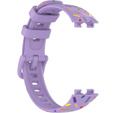 Silikonowy Gumowy Pasek do Huawei Band 8, czarny
