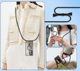 Husă pentru Samsung Galaxy S25 Ultra, Electro MagSafe, negru + Lanyard