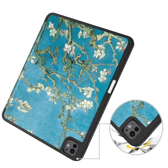 Husă pentru iPad Pro 13" 2024 (7 gen.), Smartcase, sakura