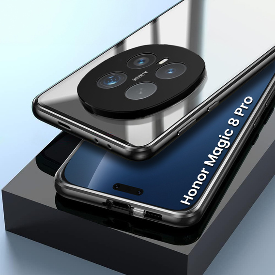 Husă magnetică dublă din sticlă pentru Honor Magic 8 Pro