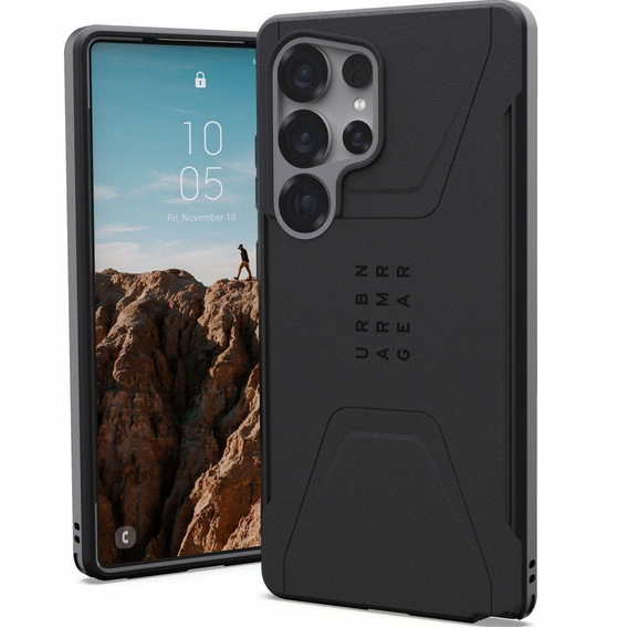 Carcasă Urban Armor Gear pentru Galaxy S25 Ultra, Civilian, negru