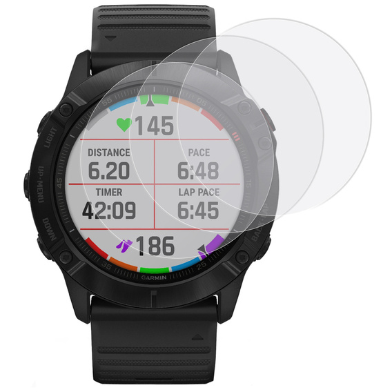 3x ERBORD Hydrogel Foil pentru Garmin Fenix 6X/6X Pro