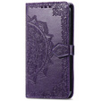 Cu clapetă pentru Oppo A98 5G, Mandala, violet