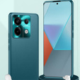 Husă din piele pentru Xiaomi Redmi Note 13 Pro+, leather hybrid, verde