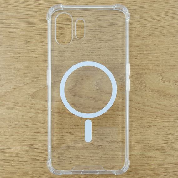 Husă pentru Nothing Phone 2, Fusion Hybrid Case, pentru MagSafe, transparentă