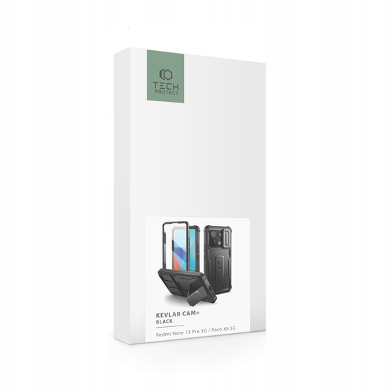 Husă Tech-Protect Kevlar Cam+ pentru Redmi Note 13 Pro 5G / POCO X6