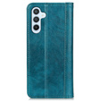 Huse pentru Samsung Galaxy A25 5G, Wallet Litchi Leather, verde