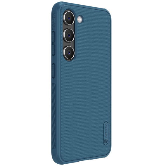 Carcasă NILLKIN pentru Samsung Galaxy S23 Plus, Super Frosted Shield Case, albastru