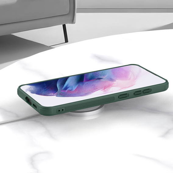 Husa NILLKIN pentru Samsung Galaxy S24 FE, Frosted Shield, pentru MagSafe, verde