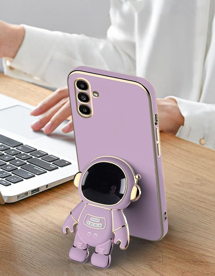Huse pentru Samsung Galaxy A56 5G, Astronaut, violet