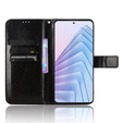 Cu clapetă pentru Xiaomi Redmi Note 14 4G, Crazy Horse Wallet, negru