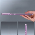 Carcasă de protecție pentru camera foto pentru Samsung Galaxy S20 FE, CamShield MagSafe, transparent / violet