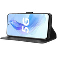 Cu clapetă pentru Honor 90 Lite 5G, Wallet Smart Magnet, negru
