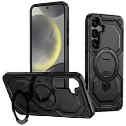 Husă magnetică cu suport pentru Samsung Galaxy A57 5G, negru