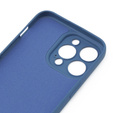 Husa pentru iPhone 15 Pro Max, Silicone Lite, albastru închis