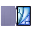 Husă pentru Apple iPad Air 11" 6 gen. 2024 (A2902, Smartcase cu spațiu pentru stylus, violet