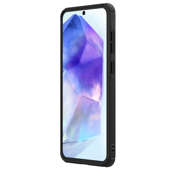 Husa NILLKIN pentru Samsung Galaxy A56 5G, Frosted Shield, pentru MagSafe, negru