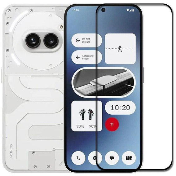 Sticlă călită 3D pentru Nothing Phone 2a, cadru negru