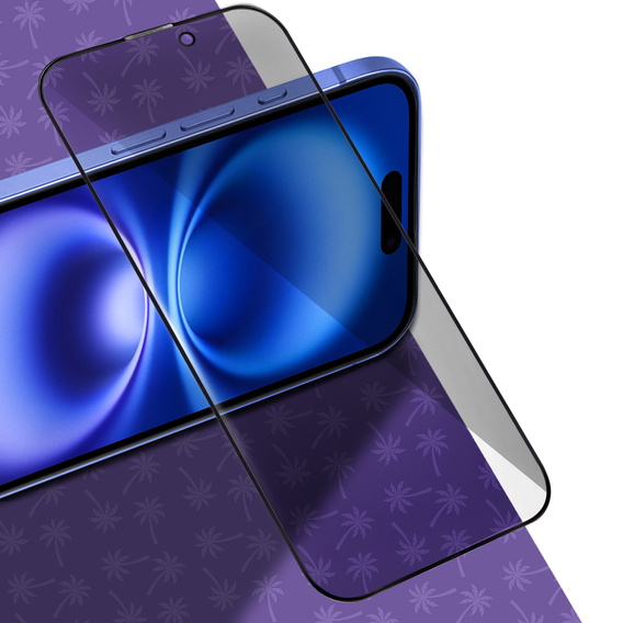 Sticlă temperată Shy Palm Privacy pentru iPhone 16 Plus