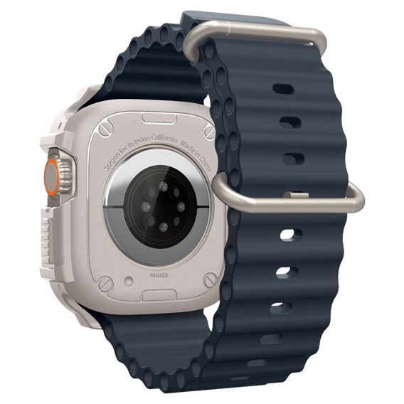 Pasek z etui Spigen do Apple Watch Ultra 49mm, Rugged Armor Pro, Czarny