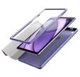 Huse pentru Samsung Galaxy Tab A7, Suritch Full Body Basic Marble, violet