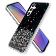Huse pentru Samsung Galaxy A54 5G, Glittery, negru