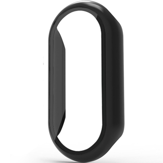 Carcasă 2in1 + sticlă călită pentru Xiaomi Smart Band 10 / 9 / 8, negru
