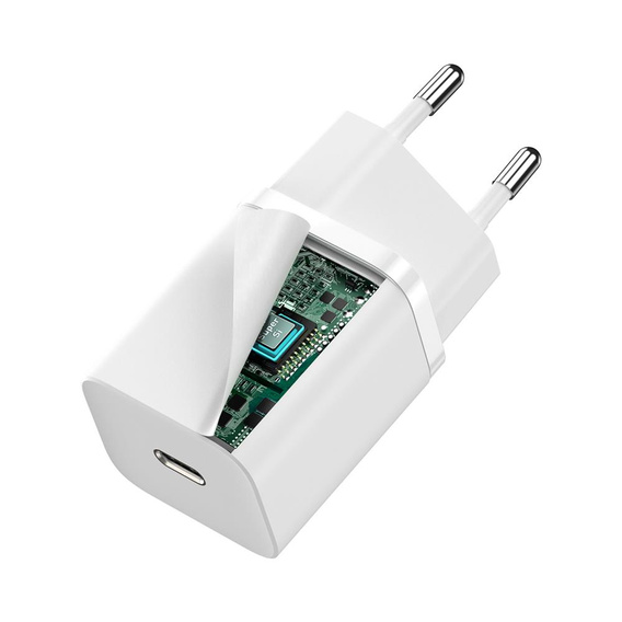 Baseus Super Si PD 30 W încărcător de rețea, 1× USB-C pentru smartphone-uri