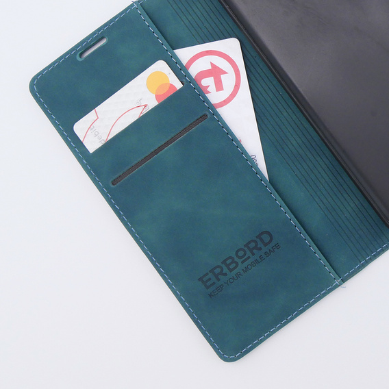 Husă pentru Xiaomi 13 lite, ERBORD Vintage, portofel cu clapetă, albastru
