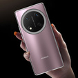 Husa pentru Honor Magic 7 Lite, Magnetic Dual Glass, de argint
