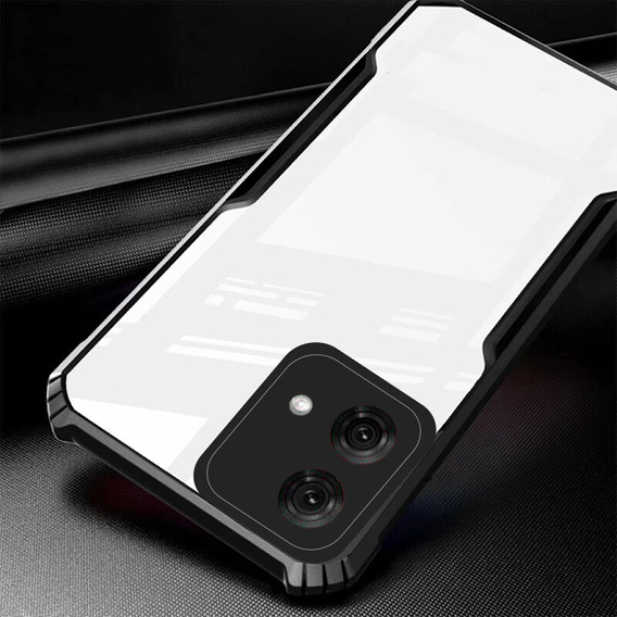 Huse pentru Motorola Moto G84, AntiDrop Hybrid, negru