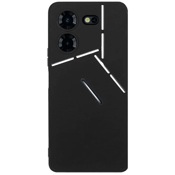 Caz subțire pentru Tecno Pova 5 Pro, Slim, negru