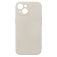 Husa pentru iPhone 15, Silicone Lite, culoare crem