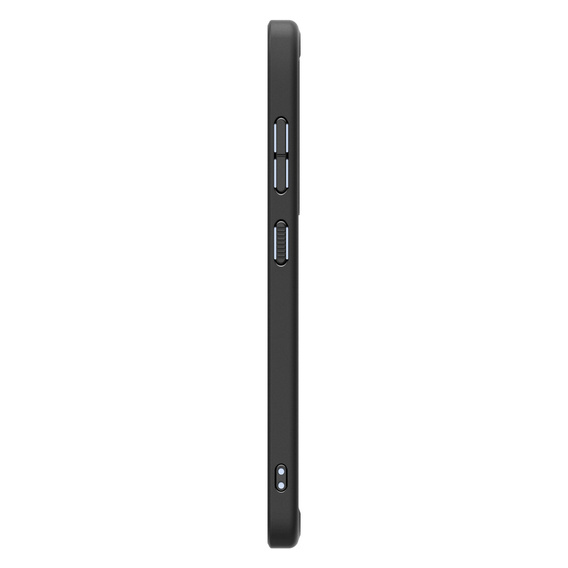 Carcasa Spigen pentru Samsung Galaxy S25+ Plus, Ultra Hybrid, negru / mat + sticlă temperată 9H