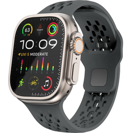 Curea din silicon pentru Apple Watch 1/2/3/4/4/5/6/6/7/8/SE/ULTRA 42/44/45/49MM, gri