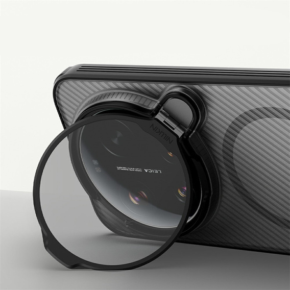Husă magnetică Nillkin CamShield Prop pentru Xiaomi 17 Ultra, negru