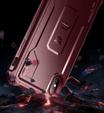 Husă blindată pentru iPhone XS Max, Dexnor Full Body, roșu