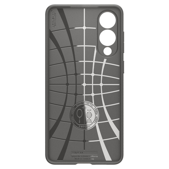 Carcasa Spigen pentru Samsung Galaxy S25, Liquid Air, negru + 9H Tempered Glass