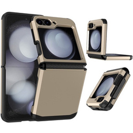 Husa blindată pentru Samsung Galaxy Z Flip7 FE / Z Flip6, Armorl Shockproof, de aur