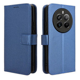 Cu clapetă pentru Realme 12 Pro 5G / 12 Pro+ 5G, Wallet Smart Magnet, albastru