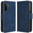 Cu clapetă pentru Samsung Galaxy A26, Card Slot, albastru închis