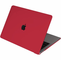 Husă pentru MacBook Air 13 A2337 M1 A2179 A1932, HardShell, roșu