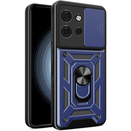Husă blindată pentru Motorola Edge 50 Neo / Motorola ThinkPhone 25, CamShield Slide, albastru
