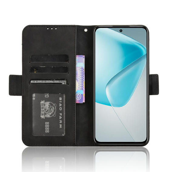 Cu clapetă pentru Infinix Hot 50 Pro 4G, Card Slot, negru