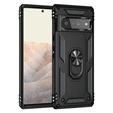 Husă blindată pentru Google Pixel 6 Pro, Nox Case Ring, negru